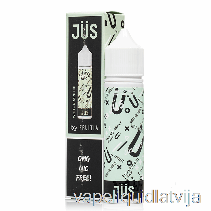 Balto Vīnogu Ledus - Jus E-šķidrums - 60ml 0mg Vape šķidrums